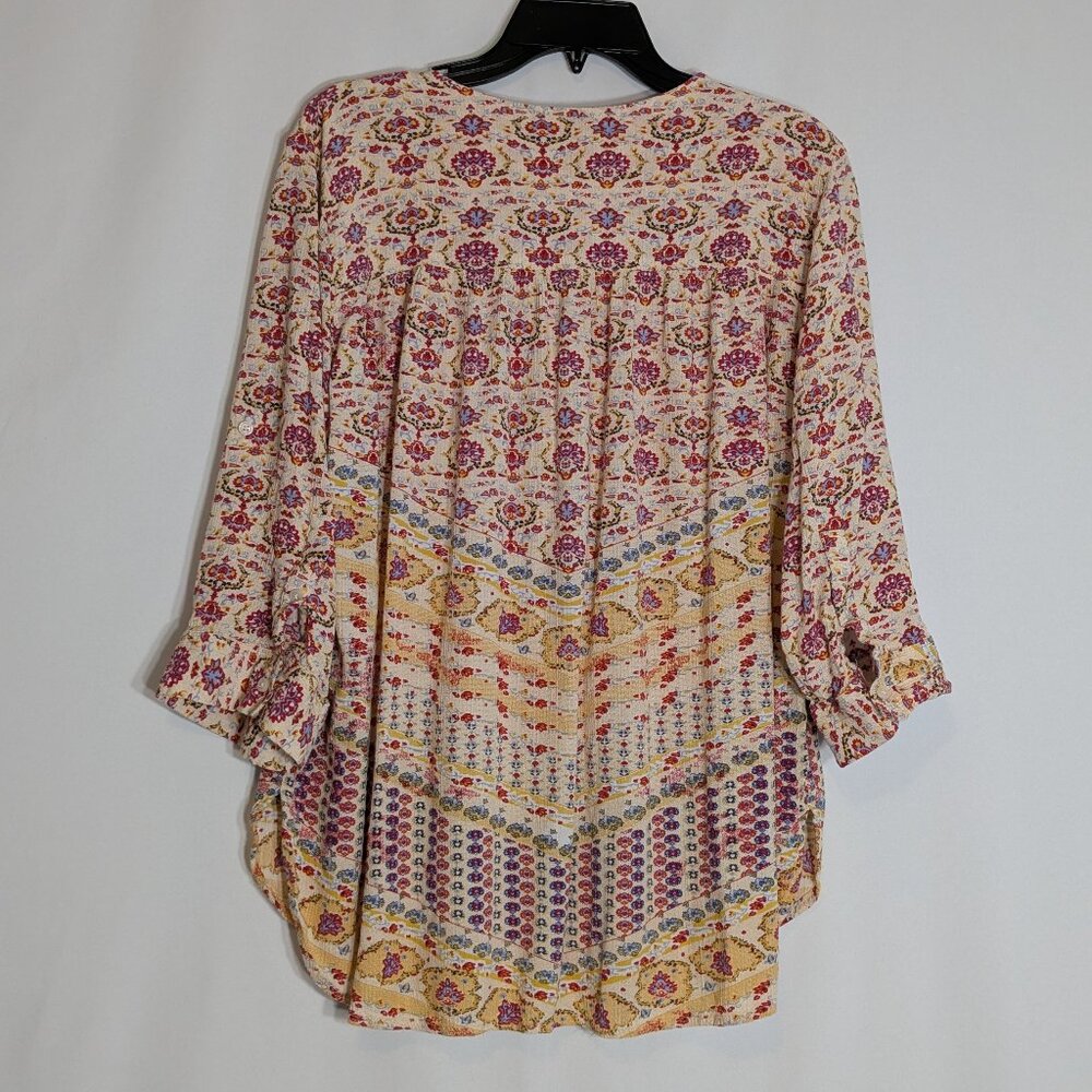 Nine West Multicolor Patterned Blouse - image 3